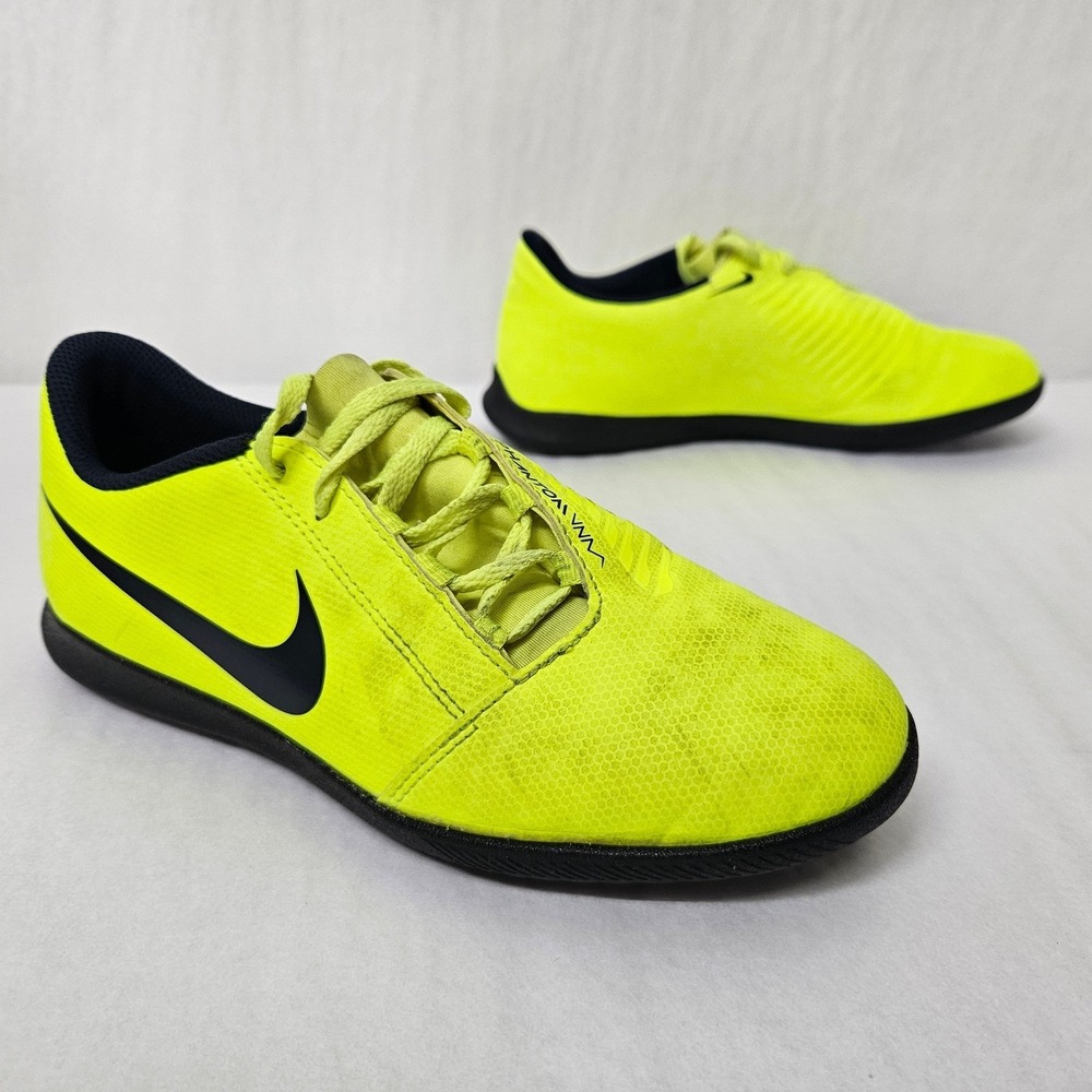 Nike Jr Phantom Venom Club IC Indoor Soccer Shoes AO0399-717 Yellow Kids Size 5Y
